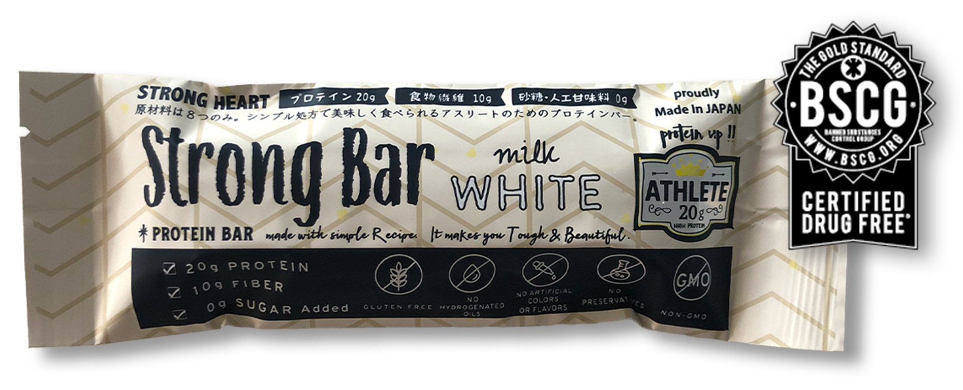 Strong Bar milk WHITE　商品写真
